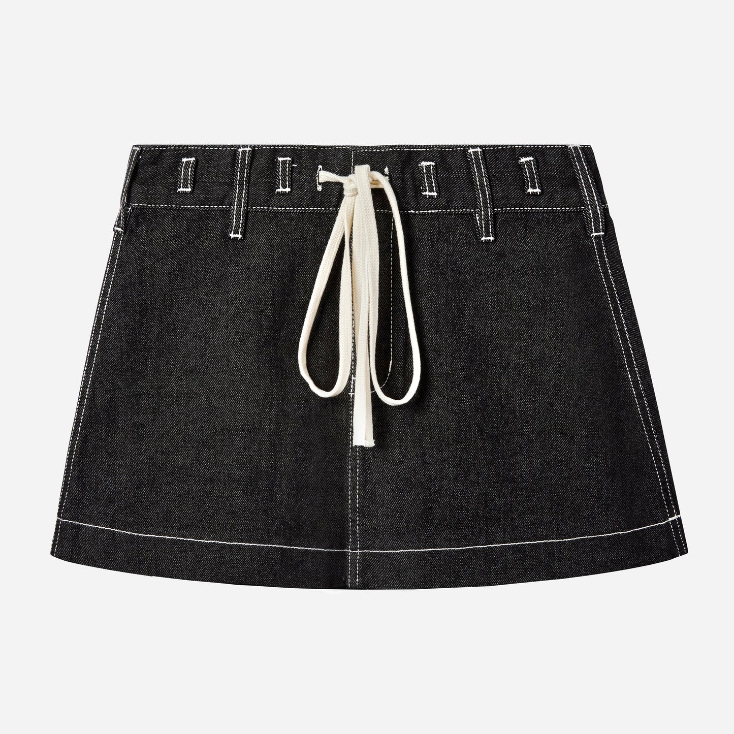 Double L Denim Skirt