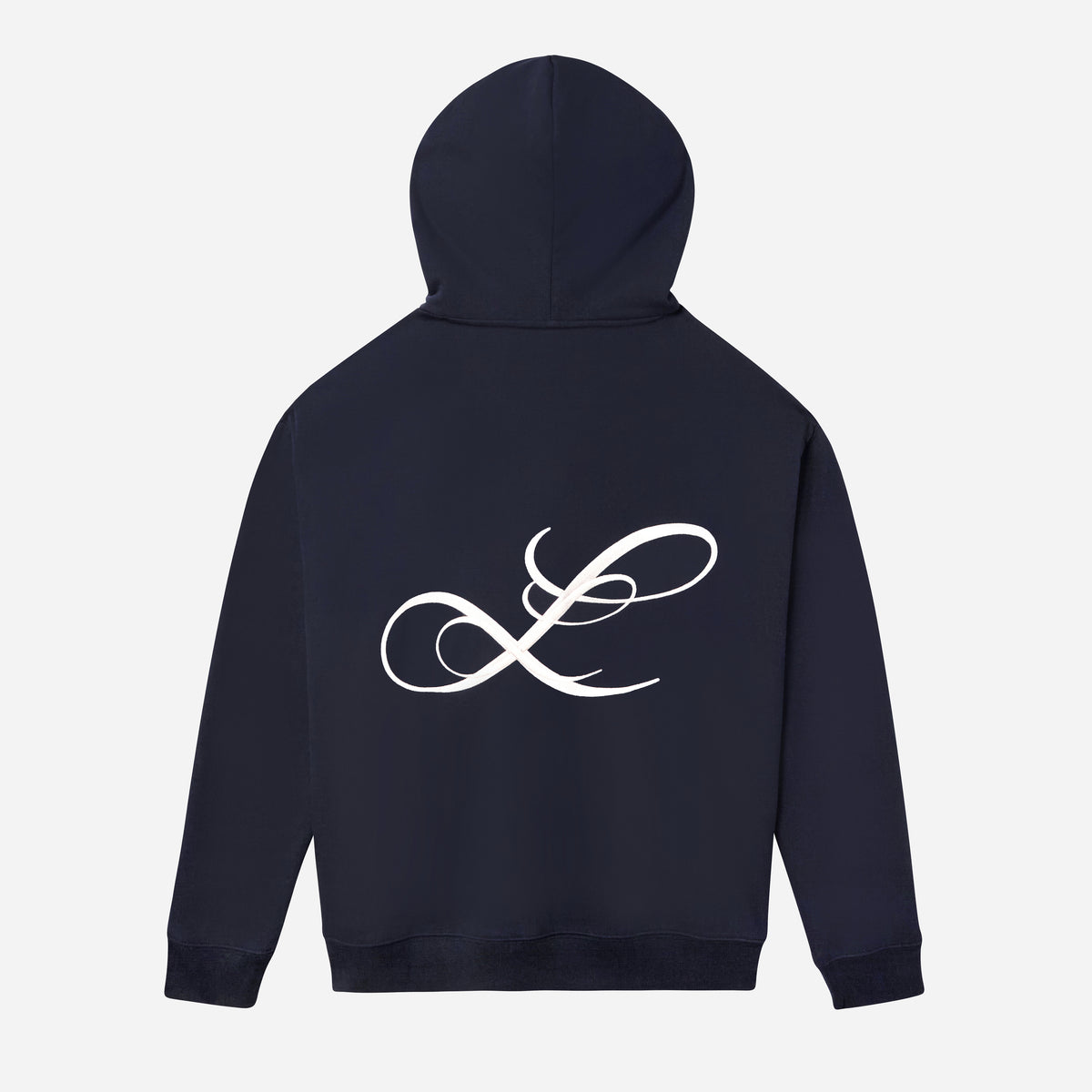 Double L Hidden Placket Hoodie