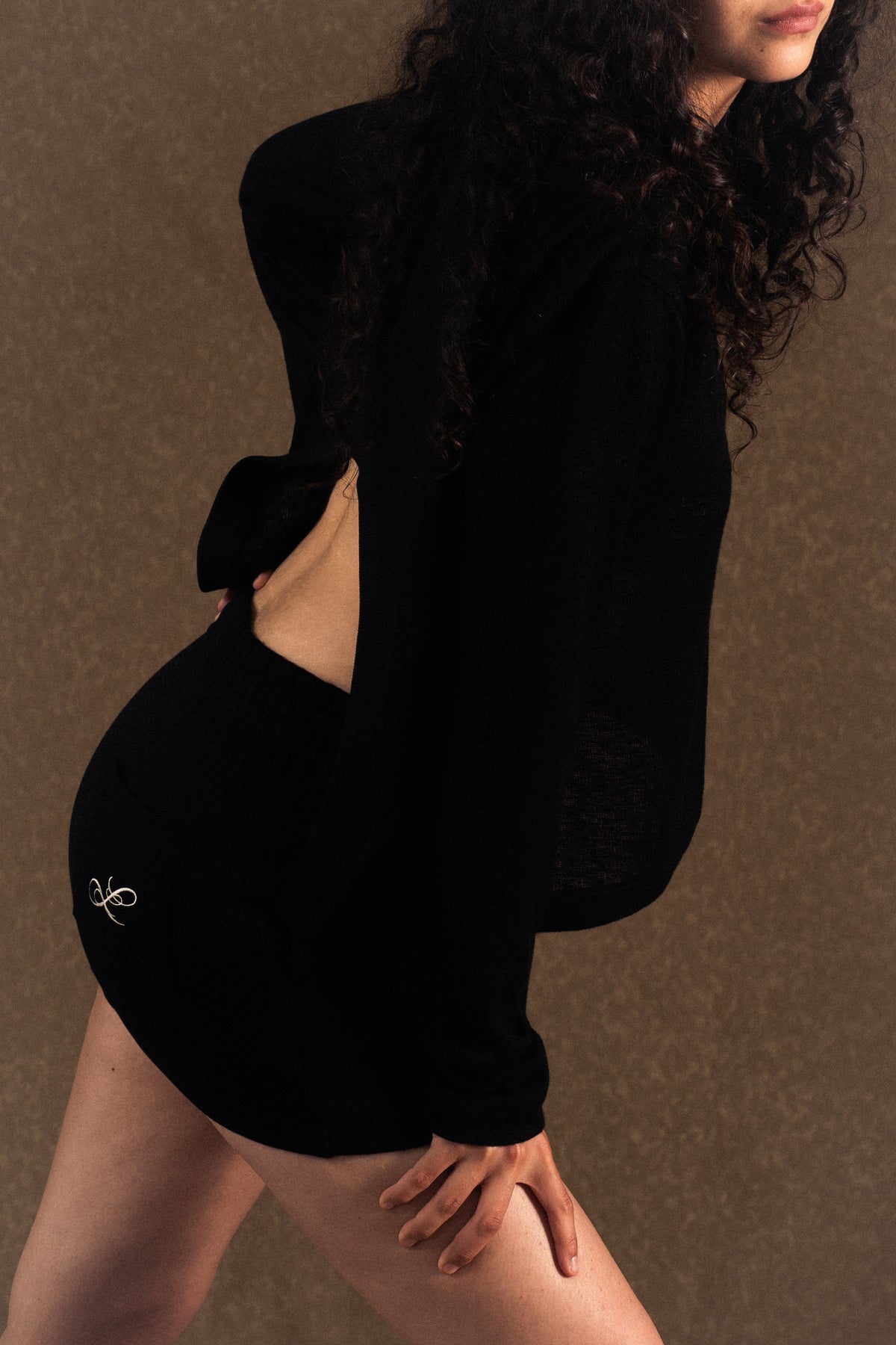 Double L Sweatshirt Skirt
