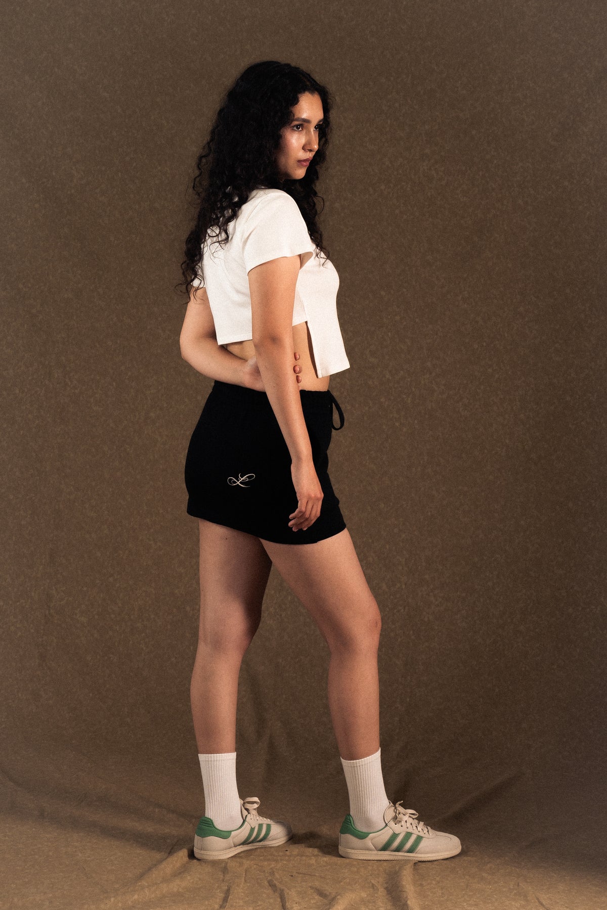 Double L Sweatshirt Skirt