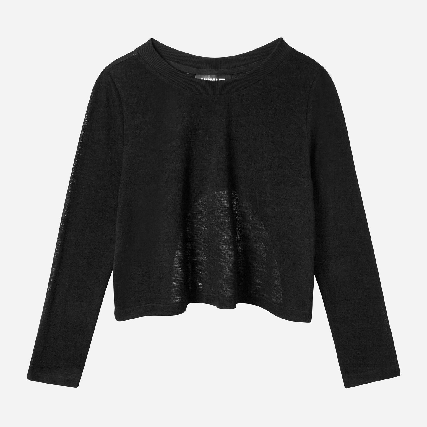 Open Back Crewneck Sweater