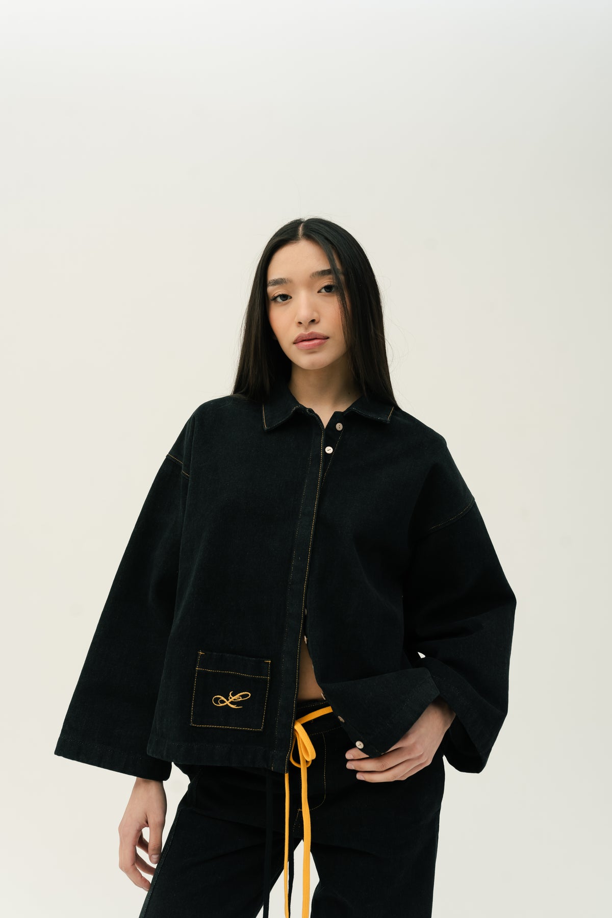 Asymmetrical Denim Jacket