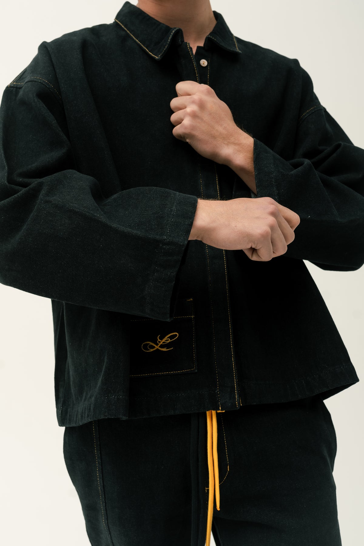 Asymmetrical Denim Jacket