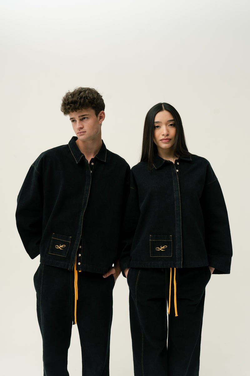 Asymmetrical Denim Jacket