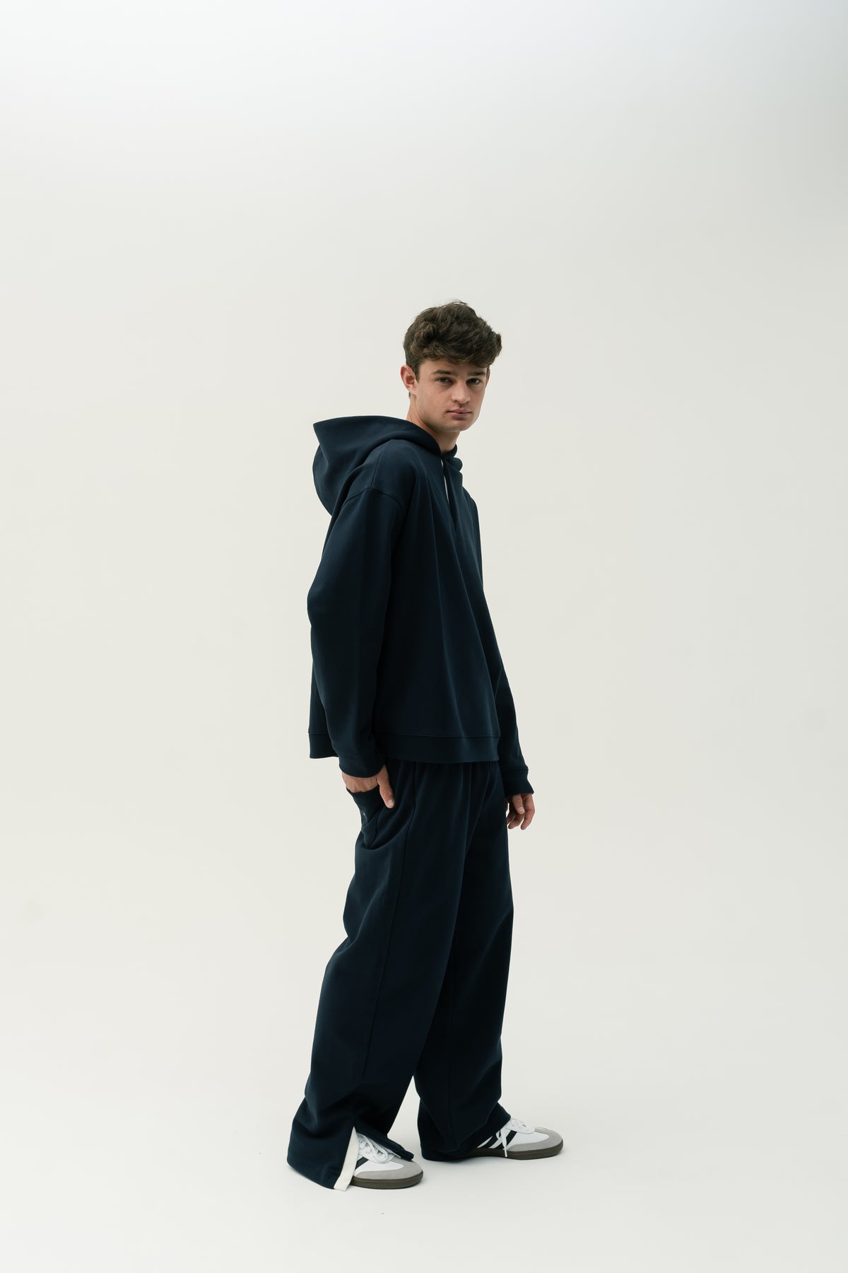Double L Hidden Placket Sweatpants