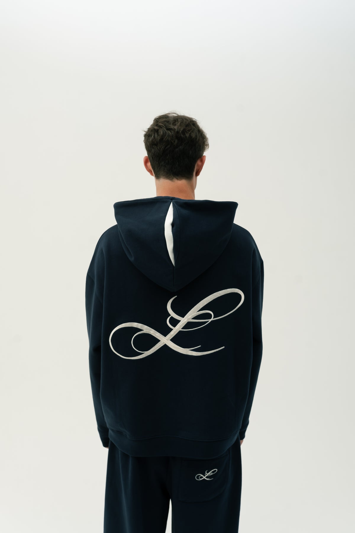 Double L Hidden Placket Hoodie
