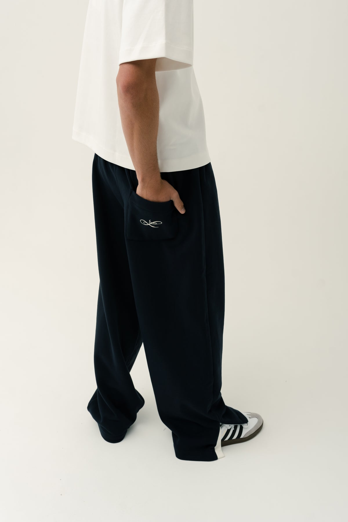Double L Hidden Placket Sweatpants