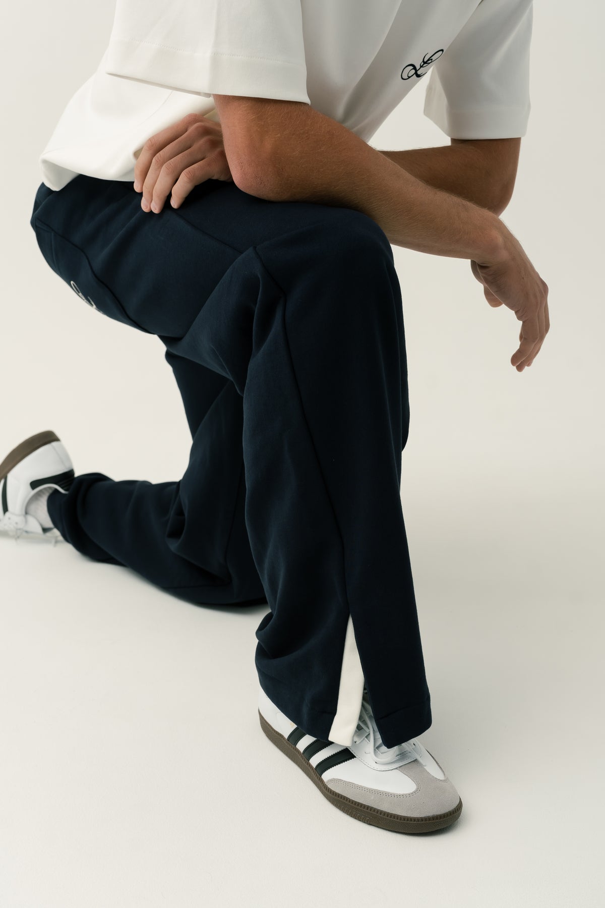 Double L Hidden Placket Sweatpants