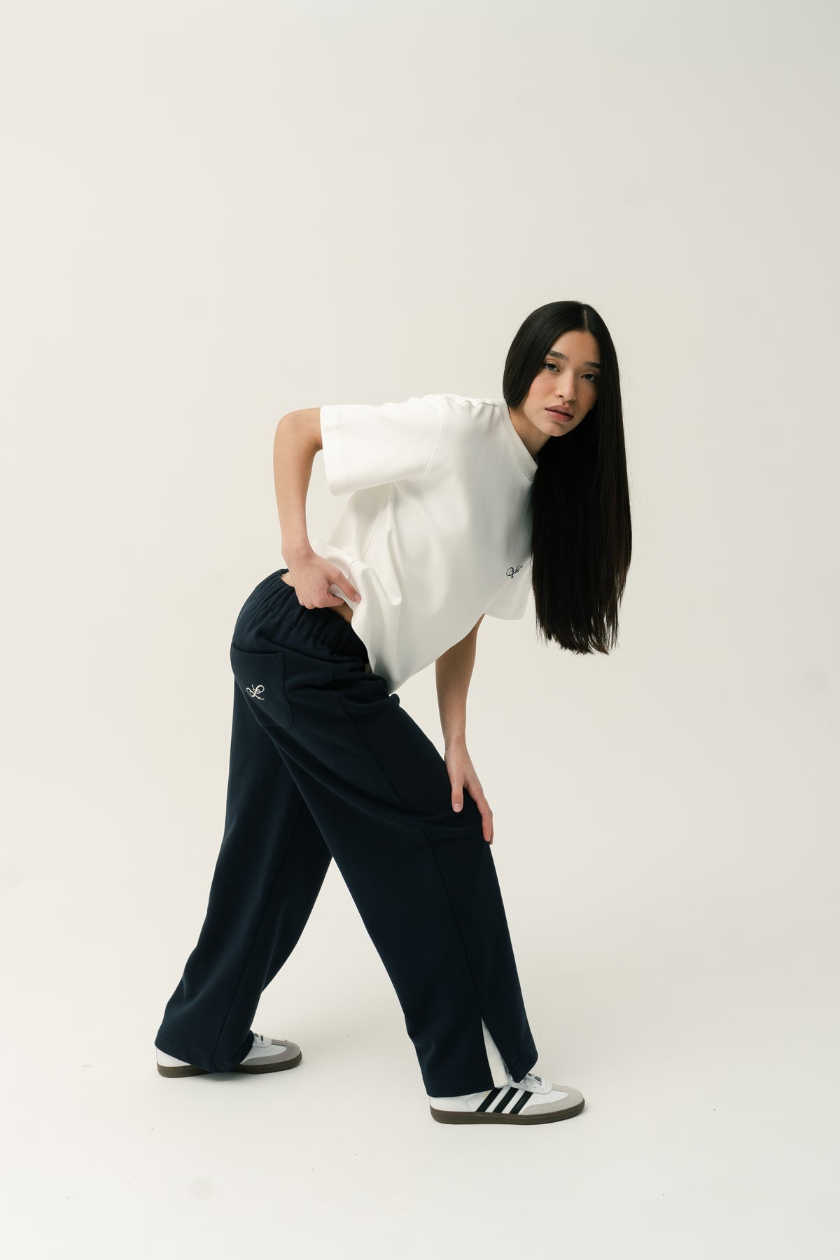 Double L Hidden Placket Sweatpants